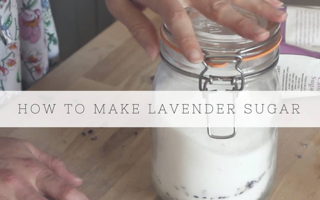 how to make lavender sugar recipe