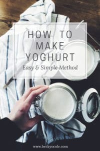 how to make yoghurt home homemade yoghurt lactose free homesteading pinterest
