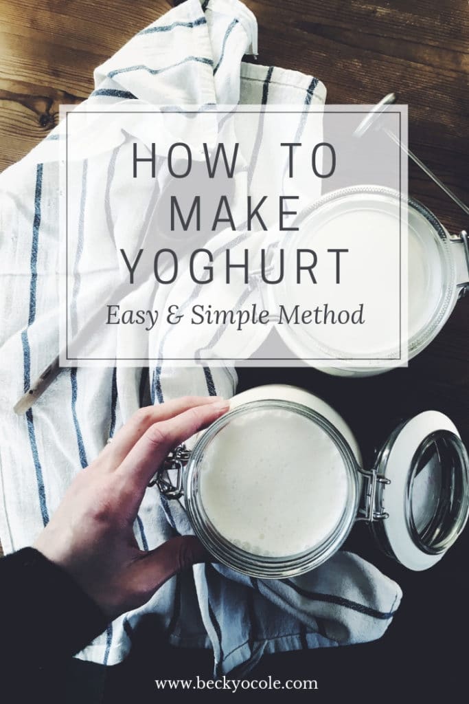 Homemade DIY yoghurt make yoghurt yoghurt lactose free homesteading pinterest