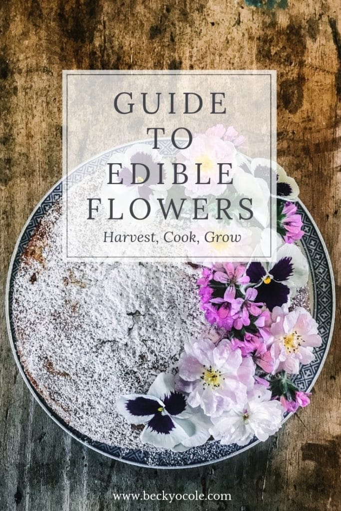 edible flowers for cakes