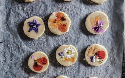 Edible Flower Biscuits-Gluten Free Recipe