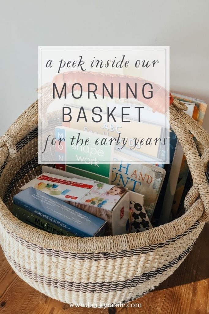 secular morning basket waldorf preschool early years enwc
