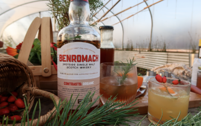 Garden Cocktails with Benromach Organic  Whisky