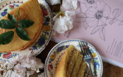 Rose Sponge Cake for Summer