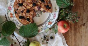 blackberry apple cake hedgerow cake recipe gluten free